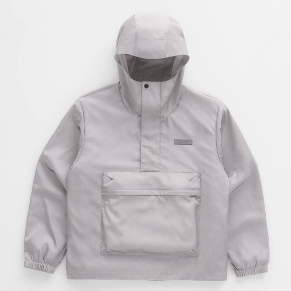 Madhappy Nylon Anorak Oversized Unisex Hooded Jacket Medium NEW Silver MSRP $325